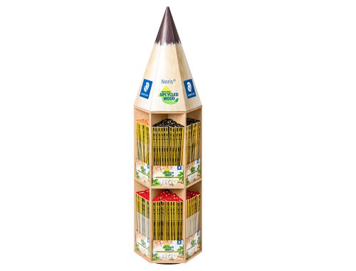 Lapis de grafite staedtler noris 120 expositor giratorio forma lapis de 48 duzias graduacoes sortidas , Staedtler , 19253 , 4007817131855